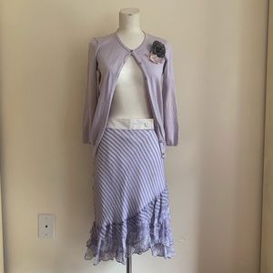 Laundry - Purple set skirt sweater
